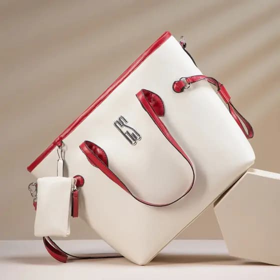 Gaby Show - Bolsa Feminina Glamourosa Grande Premium + Alça Transversal