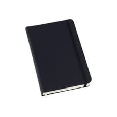 Caderneta Capa Dura Tipo Moleskine Universitaria/Escolar 80 Folhas Com ou Sem Pauta