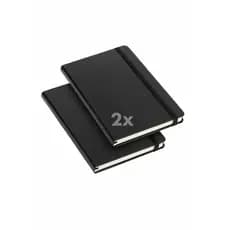 Kit 2 Cadernetas Moleskine Capa Dura Universitária Executiva Escolar 80 Folhas Com ou Sem Pauta