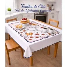 5 TOALHA DE CHÁ PÉ DE GALINHA GRANDE 1,00 X 0,70
