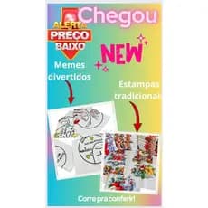 Pano De Prato Estampados Com 100 Peças/MEME OU TRADICIONAL
