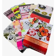 Kit 3 Toalha De Mesa 6 Lugares Retangular Luxo 2,00 m estampas variadas