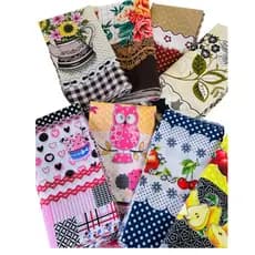 Kit 3 Toalha De Mesa Estampas Variadas 4 Cadeiras