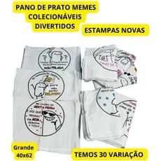 pano de prato  estampado memes flork  20 un