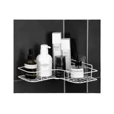 Porta Shampoo/sabonete/tempero Suporte De Canto Parede ou Retangular com Adesivo, Prateleira