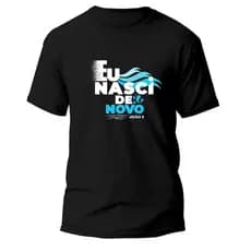 Camiseta Streetwear Eu Nasci de Novo Premium 100% Algodão Conforto e Estilo