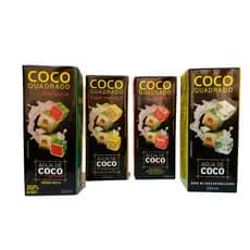 Kit Água De Coco Quadrado 32 Caixinhas 200ml Sabores Morango Melancia Maracujá Tradicional
