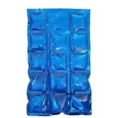 Cartela Gelo Gel Artificial Reutilizável Flexível Com 15 Cubos Para Compressa e Bolsa Térmica