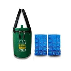 Bolsa Térmica Barril 5 Litros + 2 Cartela De Gelo Gel Cooler Impermeável