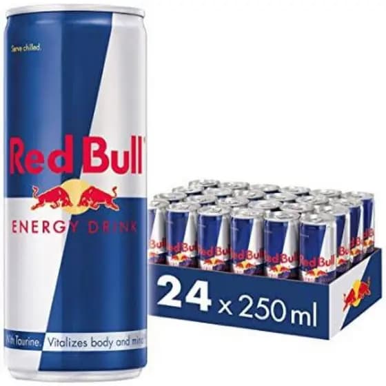 Energético Red Bull Original Lata 250ml Pack Com 24 Unidades sabor Tradicional Atacado Oferta