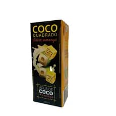 Água De Coco Quadrado kit com 4 de 200ml Sabor Maracujá Original Drink Envio Já