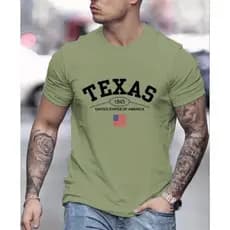 Camiseta Texas Premium Reforço De Onbro a Onbro