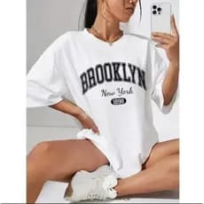 Camiseta Unissex Academia Treino Over New York Brookly100% Algodão