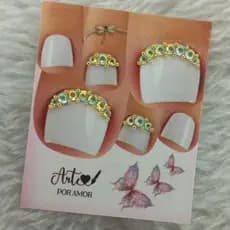 20 Joias de Unhas de Cantinho e Cutículas | Entrega Rápida