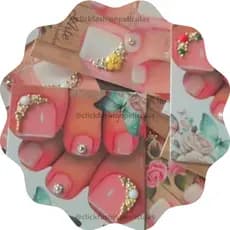 Kit 15 Pares Joias para Unhas de Cantinho
