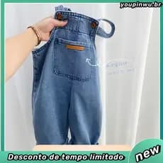 Macacão Infantil Calças de Outono para Meninos 2023 Novo Estilo Baby Jeans