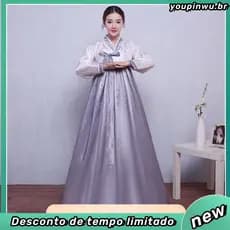 Novo estilo melhorado coreano tradicional senhoras palácio casamento desempenho diário traje Hanbok coreano traje de dan