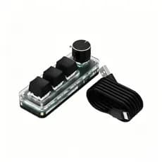 Teclado De Programação A , Personalizado Leve De 3/4 Teclas , Pasta De Cópia Selecionada , Mini Tecla Quente