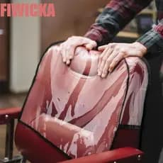 Capa De Encosto Para Cadeira De Barbeiro A , Protetora Salão Antiincrustante À Prova De Poeira , Antiarranhões