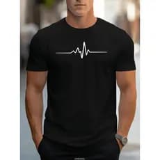 Camiseta Algodão Batimento Gola redonda 30.1 verão top