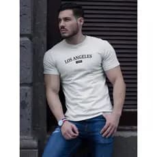 Camiseta Los Angeles Masculina 100% Algodão Lançamento