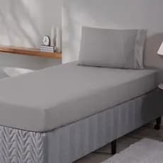 Lençol Solteiro 400 Fios Micropercal Ponto Palito