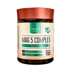 Nutrify Mag 5 Complex 90 Cápsulas - Clean Label - Função Neuromuscular