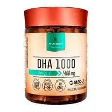 Nutrify DHA 1000 - Ômega 3 1400mg Em Cápsulas Selo Meg-3