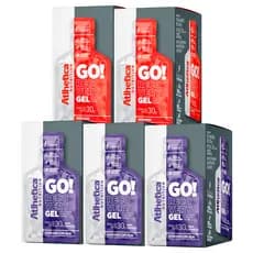 Kit 5x Go! Recovery Gel Display 10 Sachês 30g Sem Cafeína - Total 50 Sachês - Atlhetica Nutrition