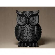 Coruja Decorativa Moderna 🦉 | Enfeite Elegante para Sala, Quarto e Escritório