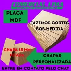 Placa Chapa MDF 15MM Sob Medida PERSONALIZADA Para Quadros Decorativos Porta Retrato Artesanato