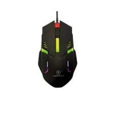 Kit Teclado E Mouse Gamer Semi Mecânico LED RGB Kapbom KA-5880
