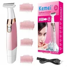 Depilador Elétrico Feminino Multifunção Recarregável Lavável