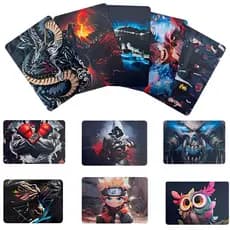 Kit 10 Mouse Pad 22x18 Mousepad Atacado Modelos Variados Varias Estampas