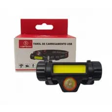 Lanterna de Cabeça Farol Super LED com Cinta Ajustável e Imã