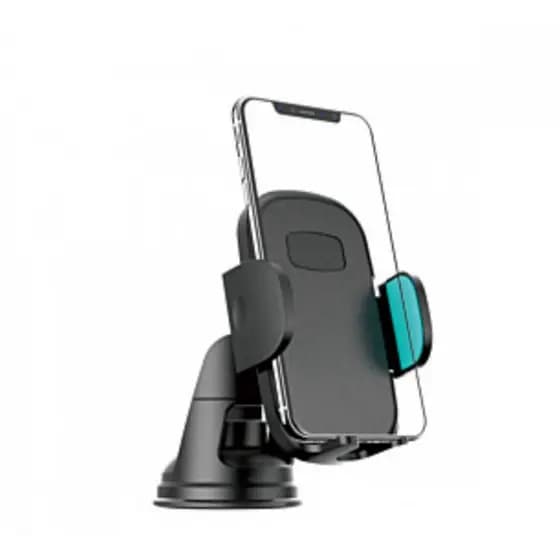 Suporte Veicular Universal para Celular com Trava e Ventosa de Fixação