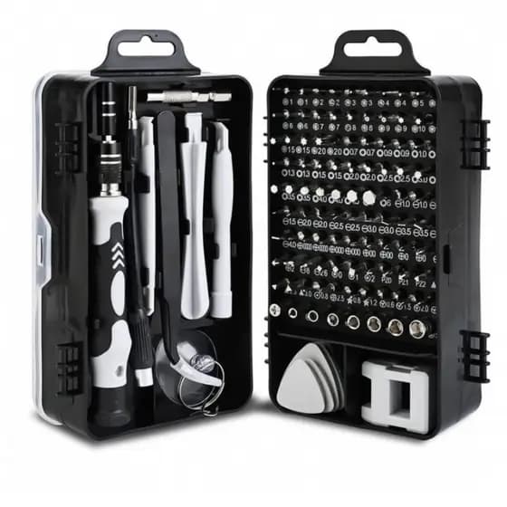Kit Ferramenta 115 em 1 - Chaves de Precisão Celular