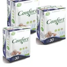Kit 3 Pacotes Fralda Geriátrica Adulto Confort Master Proteção Dia e Noite Alta Absorção