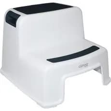 Escada Infantil 2 Degraus Clingo - Banquinho com Base Antiderrapante (Azul-Marinho)