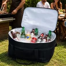 Bolsa Térmica Cooler 33 Litros Freezer Para Cerveja E Praia | Térmica para Bebida e Bolo de Pote