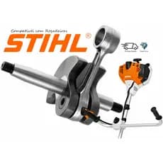 Eixo Virabrequim Biela P/ Roçadeira Stihl Fs160 Fs220 Fs280
