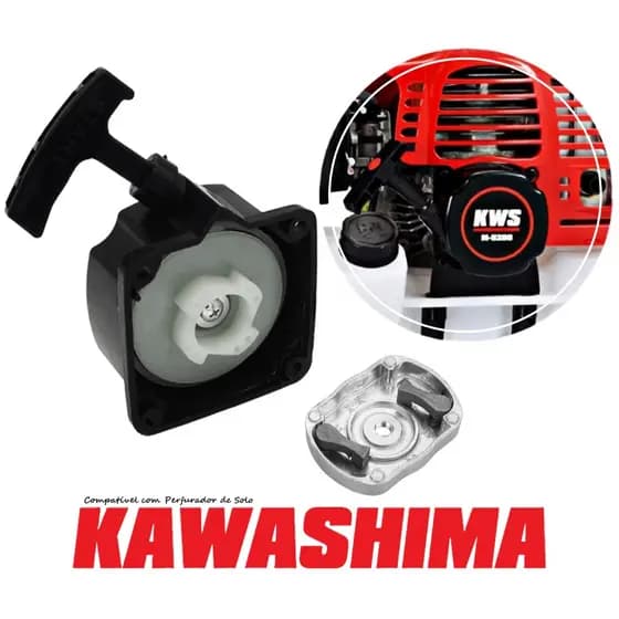 Tampa De Partida Completo Puxador + Arrastador Para Perfurador De Solo Kawashima Kws M5200