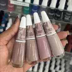 Kit 4 Esmalte Impala Tons de Nude, Sutileza ,  Nude Clássico, Serena e Patins