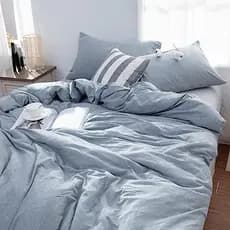 Capa Edredom Duvet Casal Padrao Lisa com Ziper 400 Fios Confort Promoção