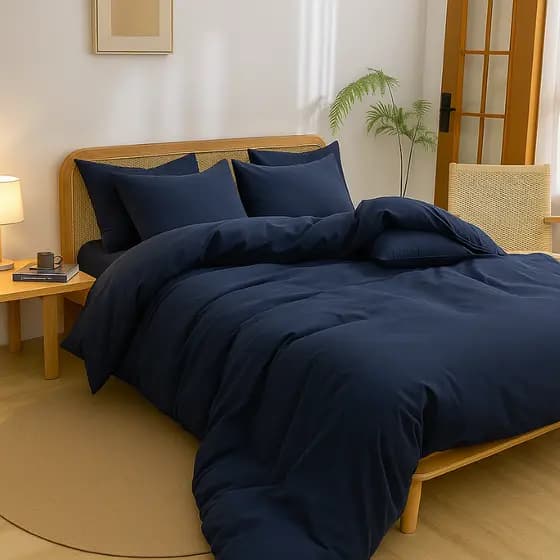 Capa de Edredom Duvet Solteiro Casal Queen e King 400 Fios Com Zíper