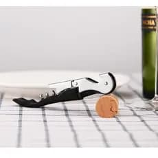 Saca Rolhas De Vinhos Abridor de Garrafa De Inox Garçom