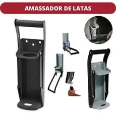 Amassador De Latinhas Latas Cerveja Com Abridor De Garrafa