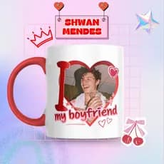 Caneca Xicara Porcelana 325ml Shawn Mendes Army Namorado Fã Personalizada Presente Decoração Casa