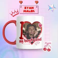 Caneca Xicara Porcelana 325ml Zyan Malik One Direction Fã Personalizada Presente Decoração Casa