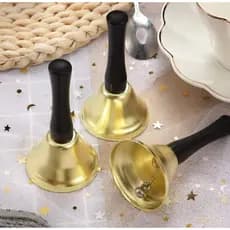 Sino de metal Sineta De Mão Pequeno Para Restaurante Cozinha Recepção Natal papai noel nobre recepção restaurante sino
